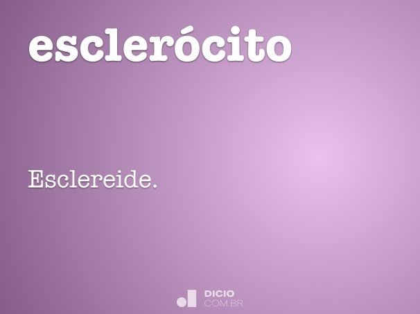 esclerócito