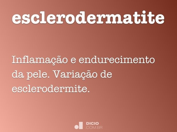 esclerodermatite