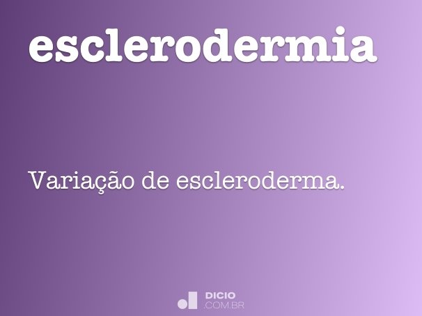 esclerodermia