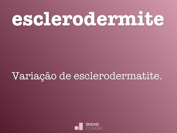 esclerodermite
