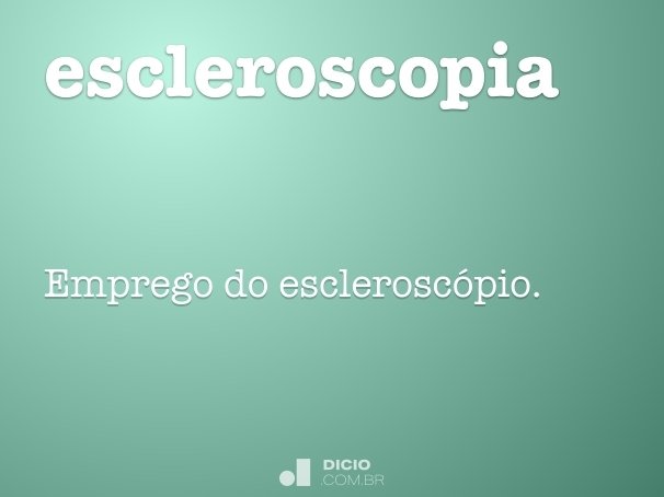 escleroscopia