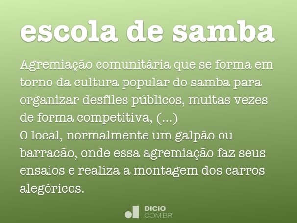 escola de samba