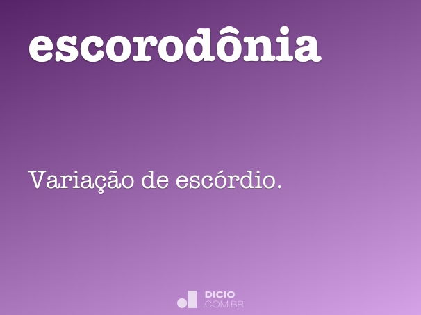 escorodônia