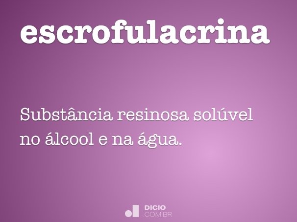 escrofulacrina