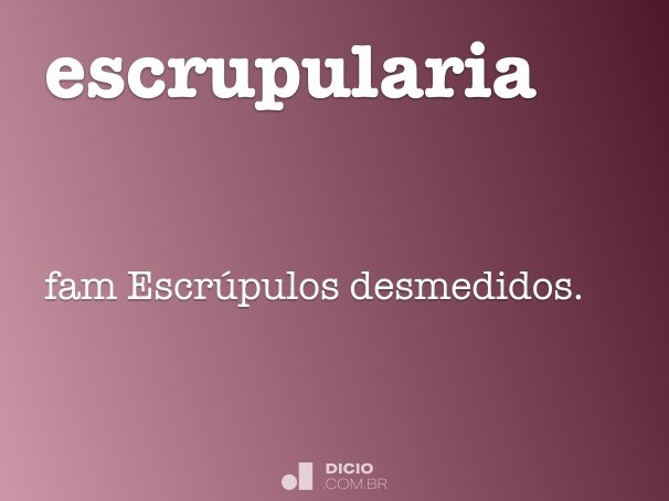 escrupularia