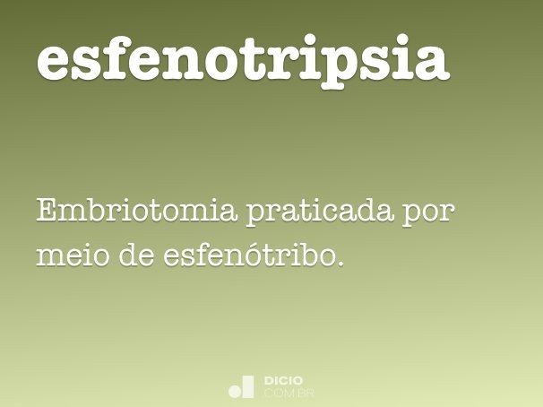 esfenotripsia