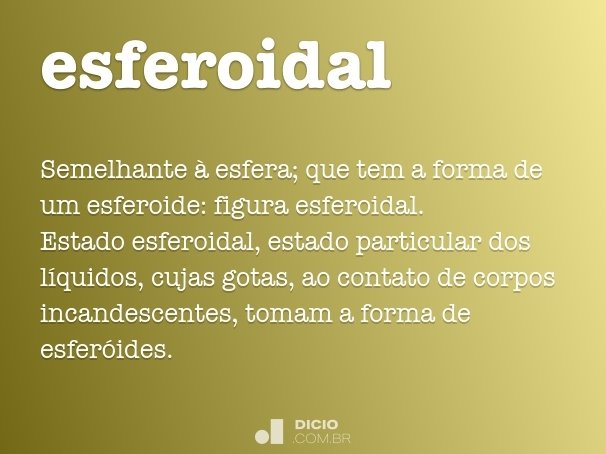 esferoidal