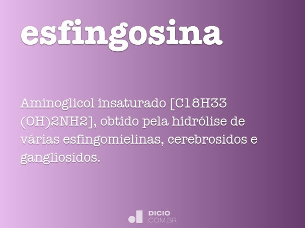 esfingosina