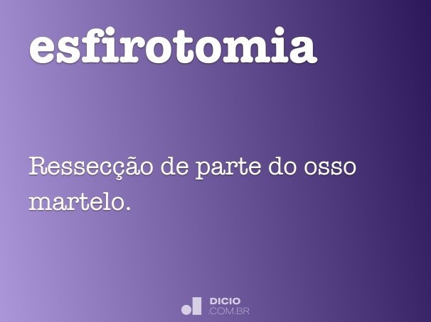 esfirotomia