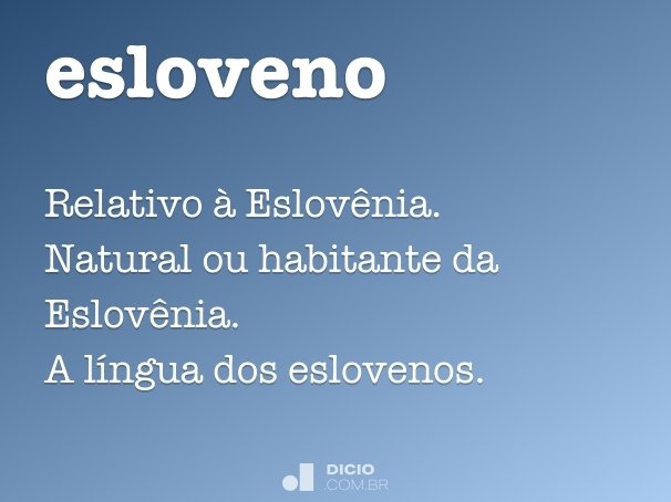 esloveno