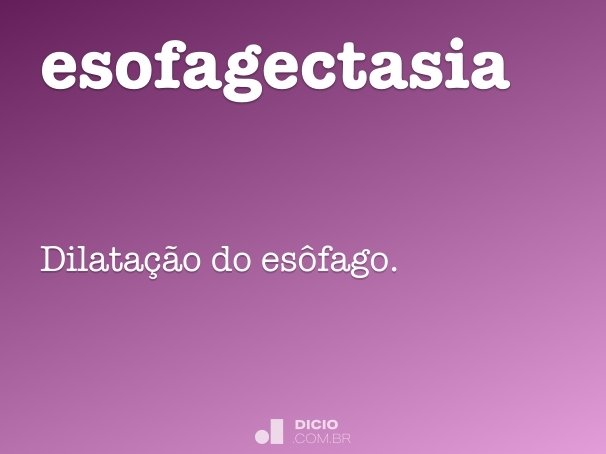 esofagectasia