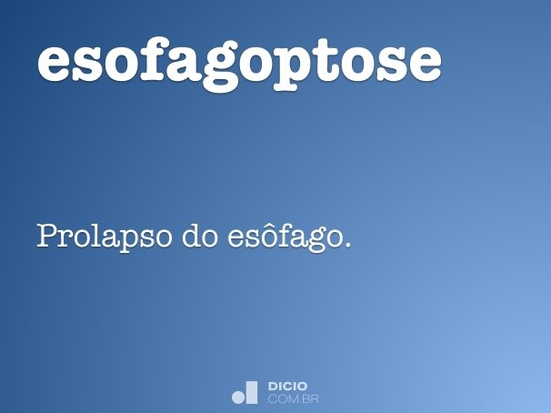esofagoptose