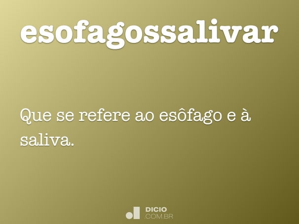 esofagossalivar