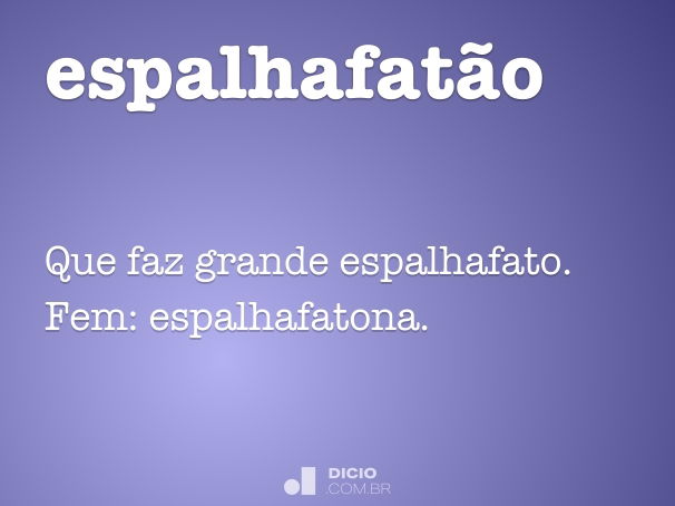 espalhafatão