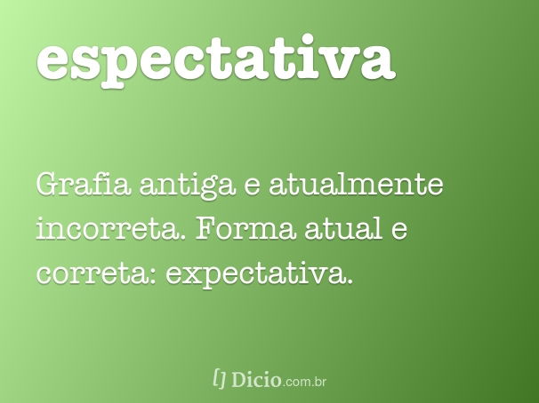 espectativa