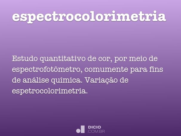espectrocolorimetria