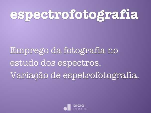 espectrofotografia