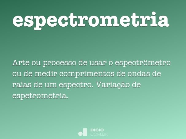 espectrometria