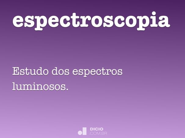 espectroscopia