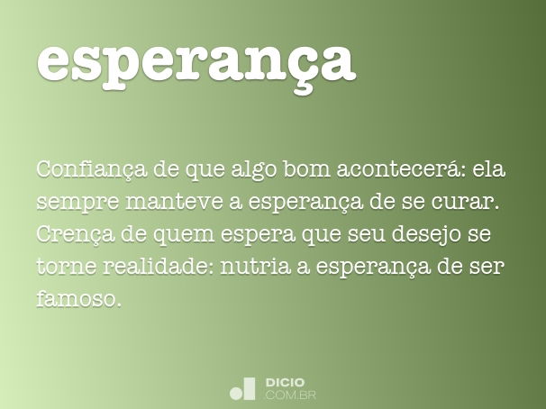 ESPERANÇA