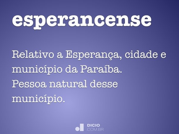 esperancense