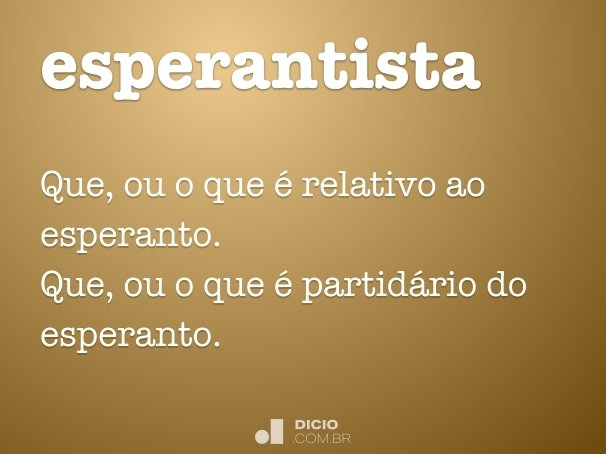 esperantista