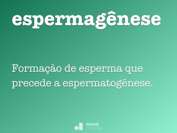 espermagênese