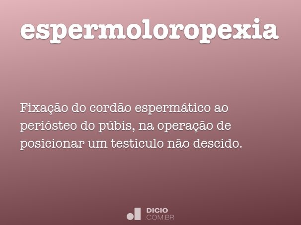 espermoloropexia