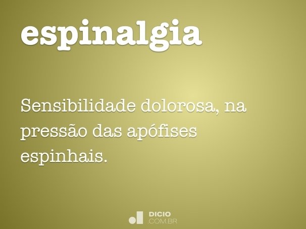 espinalgia