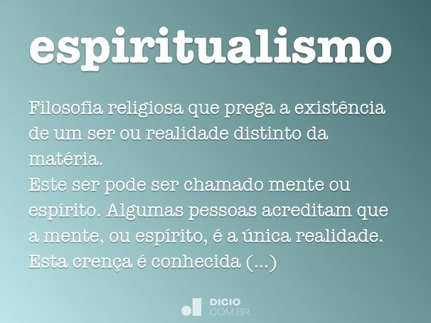 espiritualismo