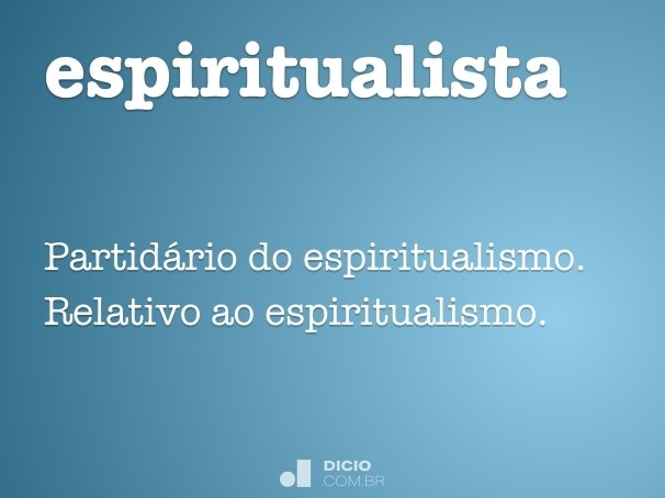 espiritualista