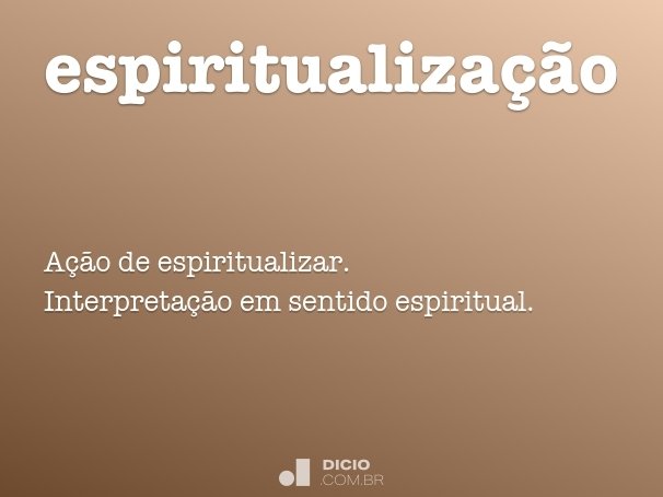 espiritualização