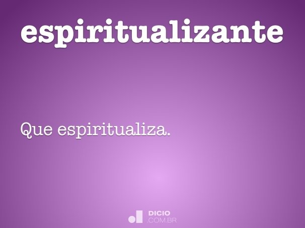 espiritualizante