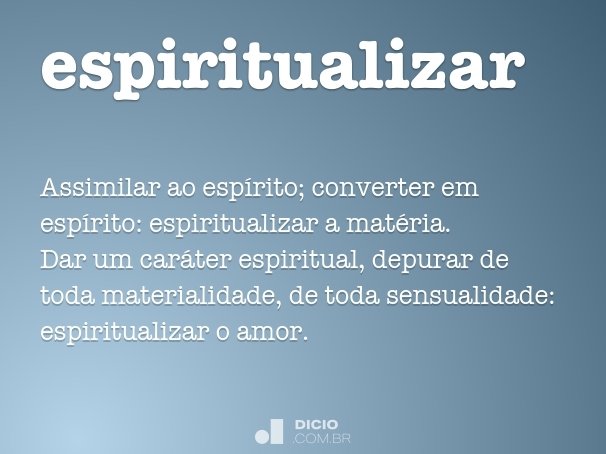 espiritualizar