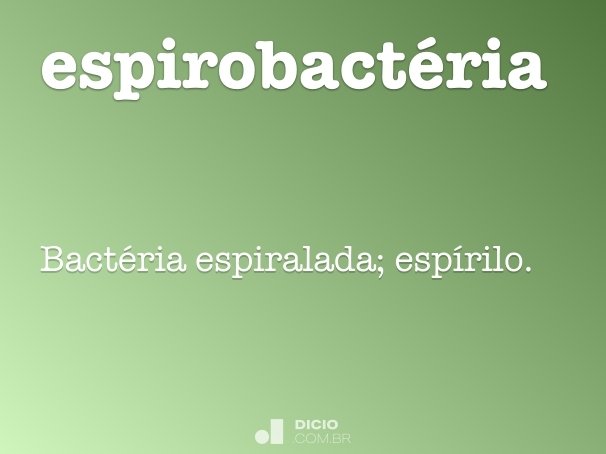 espirobactéria