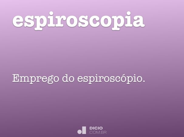 espiroscopia