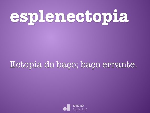 esplenectopia