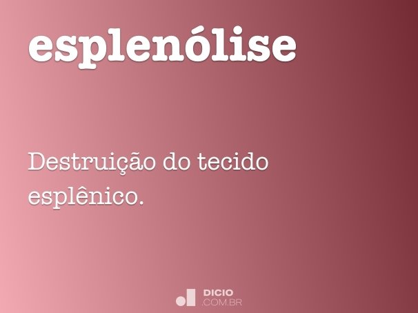 esplenólise