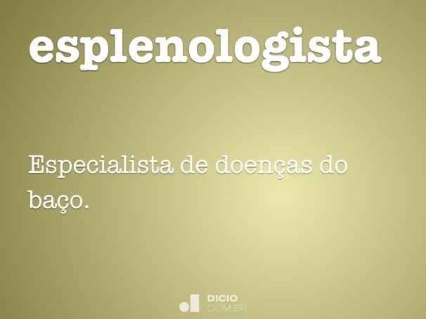 esplenologista