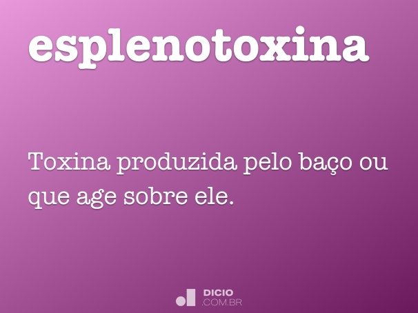 esplenotoxina