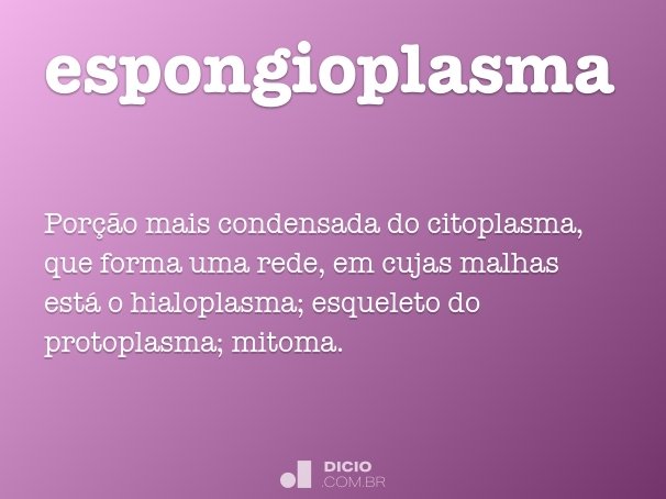 espongioplasma
