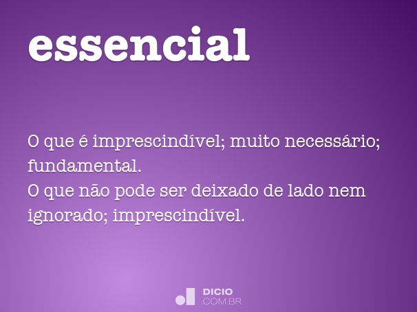 essencial