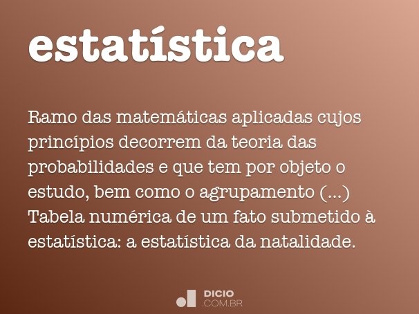 estatística