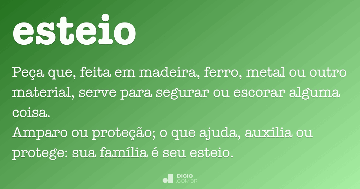 Esteio Dicio, Dicionário Online de Português