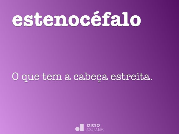 estenocéfalo