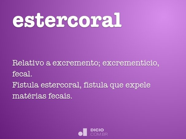 estercoral