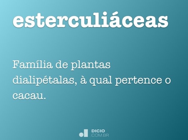 esterculiáceas