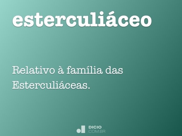 esterculiáceo