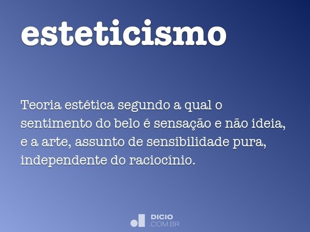 esteticismo