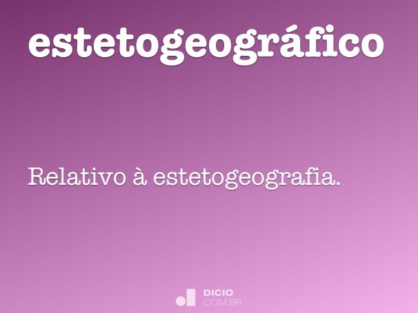 estetogeográfico